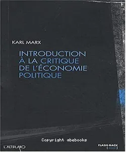 Introduction à la critique de l'économie politique