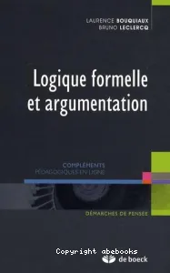 Logique formelle et argumentation