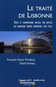 Le traité de Lisbonne