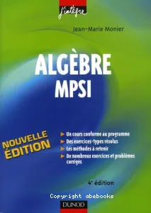 Algèbre MPSI