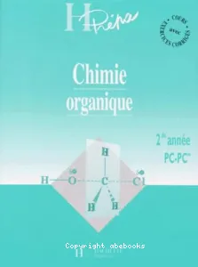 Chimie organique, 1re année PCSI