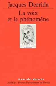 La voix et le phénomène