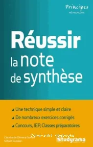 Réussir la note de synthèse