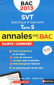 SVT, terminale S, spécifique & spécialité