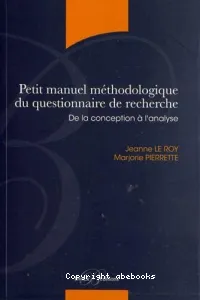 Petit manuel méthodologique du questionnaire de recherche