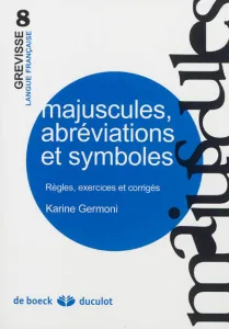 Majuscules, abréviations et symboles