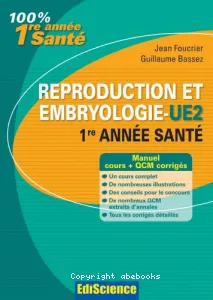 Reproduction et embryologie, UE2 1re année santé