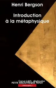 Introduction à la métaphysique