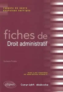 Fiches de droit administratif