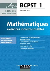 Mathématiques BCPST 1re année