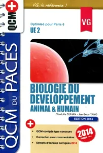 Biologie du développement animal & humain, UE 2