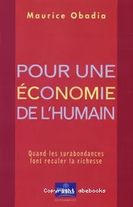 Pour une économie de l'humain