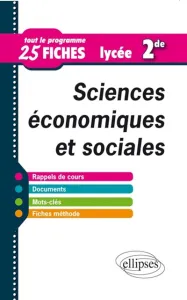 Sciences économiques et sociales, seconde