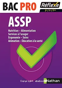 Nutrition, alimentation, services à l'usager, ergonomie, soins, animation, éducation à la santé