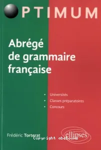 Abrégé de grammaire française