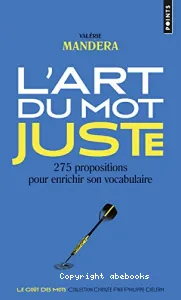 L'art du mot juste