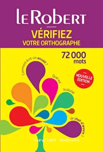 Vérifiez votre orthographe