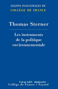 Les instruments de la politique environnementale