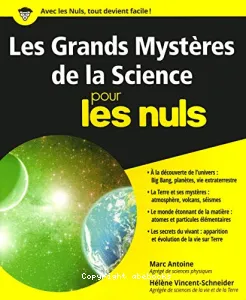 Les grands mystères de la science pour les nuls