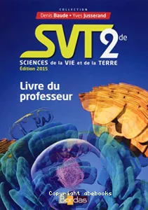 SVT, sciences de la vie et de la Terre 2de