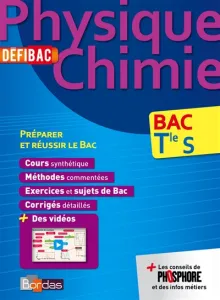 Physique chimie, bac terminale S