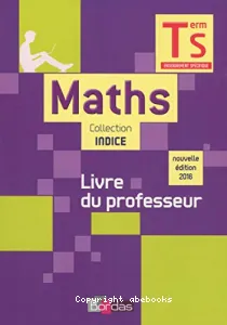 Maths terminale S, enseignement spécifique