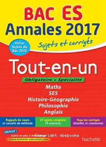 Tout-en-un bac ES, obligatoire + spécialité