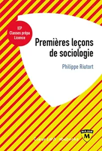 Premières leçons de sociologie