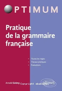 Pratique de la grammaire française