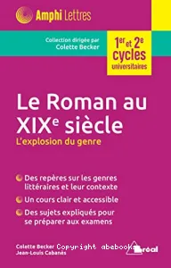 Le roman au XIXe siècle