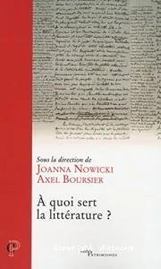 A quoi sert la littérature ?