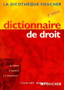 Dictionnaire de droit