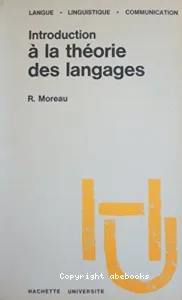 Introduction à la théorie des langages