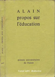 Propos sur l'éducation