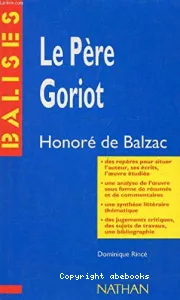 Le père Goriot, Honoré de Balzac