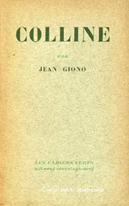 Colline, Jean Giono
