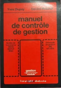 Manuel de contrôle de gestion