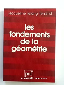 Les fondements de la géométrie