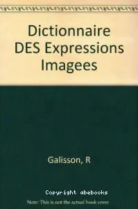 Dictionnaire de compréhension et de production des expressions imagées