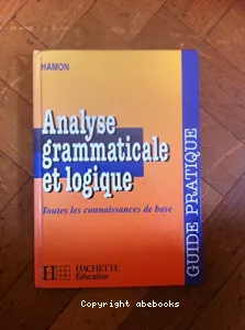 Analyse grammaticale et logique