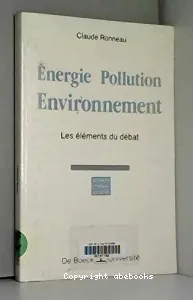 Energie, pollution, environnement