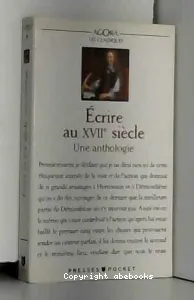 Ecrire au XVIIe siècle