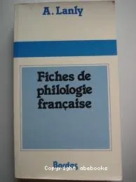 Fiches de philologie française