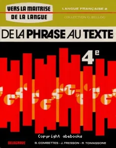 De la phrase au texte