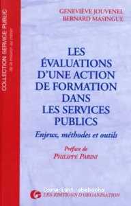 Les évaluations d'une action de formation dans les services publics