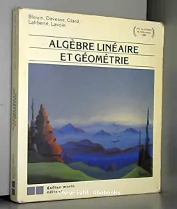 Algèbre linéaire et géométrie