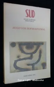 Hugo Von Hofmannsthal 1874-1929