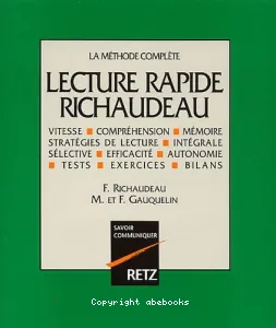 La méthode complète de lecture rapide Richaudeau