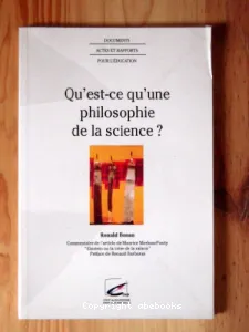 Qu'est-ce qu'une philosophie de la science ?