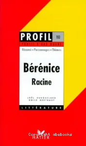 Bérénice, Racine